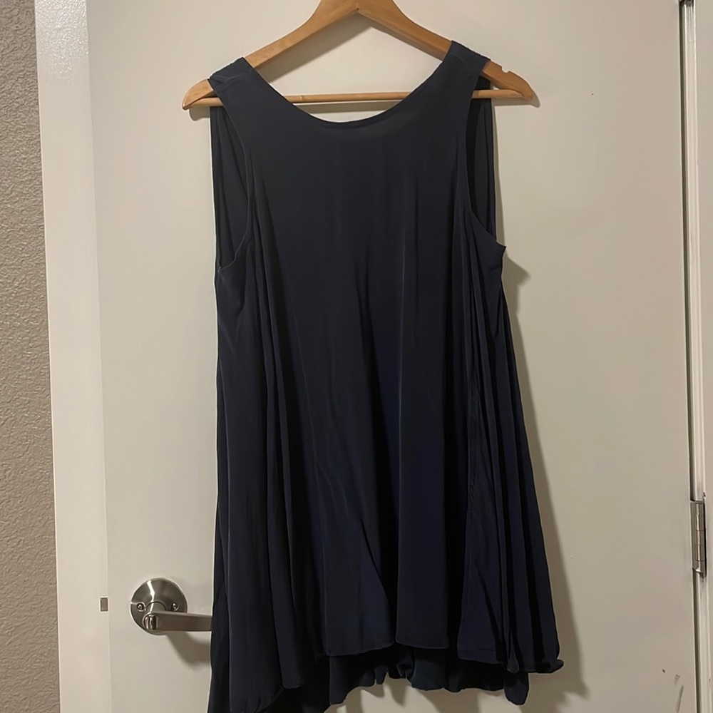 Elizabeth Suzann Harlow tunic in navy silk